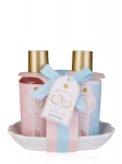 ACCENTRA - Žiemos rožių aromato kūno prausiklis ir kūno losjonas, 2x160 ml