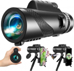 Monoklis 80&times;100 su telefono adapteriu