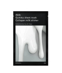Lak&scaron;tinė veido kaukė Abib Gummy Sheet Mask Collagen Milk Sticker, 27 ml