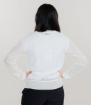 Molly Bracken moteri&scaron;kas megztinis LA446CP*02, baltas 3542914873754