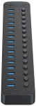Orico aktyvus Usb 3.0 hubas, 16x Usb-a, 5gbps, 78w, juodas