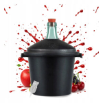 15l fermentacijos balionas su krep&scaron;iu, kam&scaron;čiu ir vamzdeliu