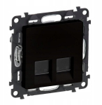Legrand Valena Life Rj45 Cat. 6a Stp juodas lizdas