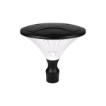 Lauko parko &scaron;viestuvas Plexio E27, juodas, IP65