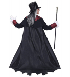 VAMPIRE LORD (long coat with vest and jabot, top hat)