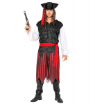 &bdquo;KARIBŲ PIRATAS&ldquo; (mar&scaron;kinėliai su liemene, kelnėmis, diržu, galvos juosta, skrybėle)