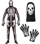 &bdquo;RAGUOTAS SKELETAS&ldquo; (kombinezonas, pir&scaron;tinės, kaukė)