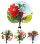ORIENTAL PAPER FAN 23 cm - 4 styles ass.