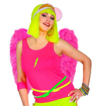 PINK FOLDABLE FEATHER WINGS 50x50 cm