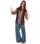 &bdquo;PSICHEDELIC HIPPIE MAN&ldquo; (mar&scaron;kinėliai su liemene, kelnėmis, galvos juosta, vėriniu)