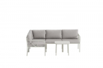 Kampinė sofa, ruda, smėlio