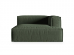 Modulinė sofa Micadoni Home Mic_CHR_L_215_F1_Nuria4, tamsiai žalia