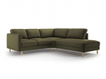 L formos mink&scaron;tas kampas Micadoni Home Eden, Moss Green Melange