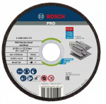 Bosch pjovimo diskai metalui ir Inox 125x1mm, 100 vnt. su indu