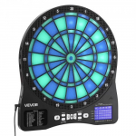Elektroninė smiginio lenta 45x39,7x2,6 cm LED ap&scaron;vietimas plastikas