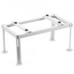 Mini Split grindų stovas, 85x43x40 cm, balta, reguliuojamas plienas