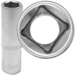 Jcb gili 1/2" 15mm 6-kampė Cr-v lizdinė galvutė