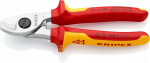 Knipex 1000v Izoliuotos kabelių žirklės, 165mm