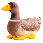 Pliu&scaron;inis žaislas Antis, 28 cm, ruda/geltona