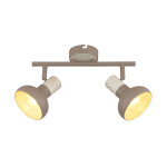 Lubų lempa Candellux Puerto 2x40W E14 ruda, medžio imitacija