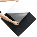 Kiliminės plytelės, 61x61x0.5 cm, juoda, savaime prilimpanti grindų danga