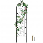 Metalinis sodo grotelių rinkinys augalams &ndash; 38 &times; 152 cm