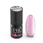 Hibridinis nagų lakas Excellent Pro 74 Rumba Pink Glitter 7 g