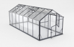 Gampre Sanus Hybrid L-11 grūdinto stiklo &scaron;iltnamis 5 x 2.2 m (11 m&sup2;) &ndash; juoda RAL9005