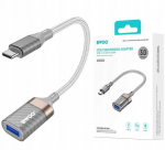 BWOO BZ69 adapter USB-C - USB szary