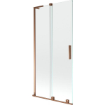 Vonios sienelė Mexen Velar L, 95 x 150 cm, Rose gold/Transparent