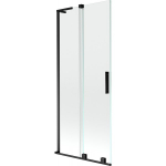 Vonios sienelė Mexen Velar L, 80 x 150 cm, Black/Transparent