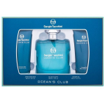 Dovanų rinkinys Sergio Tacchini Ocean's Club EDT 100 ml + du&scaron;o gelis + balzamas po skutimosi, gaivus akvatinis aromatas