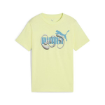 PUMA laisvalaikio mar&scaron;kinėliai mergaitėms PUMA GRAPHIC No. 1 Logo Tee G Gold Moon - 68849735, geltoni