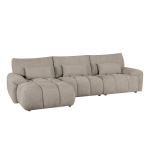 Corner sofa BARBARA LC, light brown