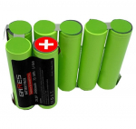 Gares baterija, skirta Bosch 828BPV252 Flexxo BBH3ZOO25 BCH3P255 25,2 V 2,9 Ah