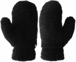 4f &Scaron;iltos Unisex "one Size" Pir&scaron;tinės "mitten" Stiliaus - Juodos
