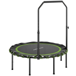 Fitneso batutas, 114x109-129 cm, žalias, reguliuojama rankena, plienas