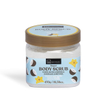 Kūno &scaron;veitiklis IDC Coco & Vanilla Sugar 470 g, drėkinantis eksfoliantas, maitinamoji priežiūra, aromatingas kvapas