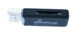 Mediarange Atminties kortelių skaitytuvas MRCS507, 5000 Mbit/s, USB 3.2 Gen 1, palaiko MMC, SD, SDHC, SDXC, juodas, 1 vnt, Juoda