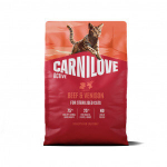 CARNILOVE ACTIVE Cat Beef & Venison Sterilised sausas pa&scaron;aras katėms 2 kg