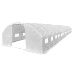 &Scaron;iltnamis su armuota plėvele, 48 m2, 4x12 m, baltas