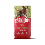 CARNILOVE ACTIVE Dog Duck & Pheasant sausas pa&scaron;aras &scaron;unims 12 kg