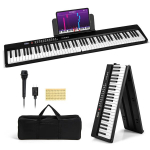 Costway 88 klavi&scaron;ų pianino klaviatūra , juoda