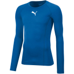 Vyri&scaron;kas mar&scaron;kinėlis Puma Liga Baselayer Tee LS, mėlynos spalvos, 655920 02