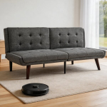 Sulankstoma sofa-lova, 146 cm, 5 padėtys, pilka, 1 vnt
