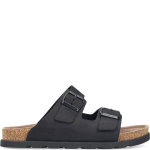 RIEKER &Scaron;lepetės vyrams, Juoda, Slippers