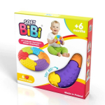 Soft BiBi Sensory Puzzle Circle - sensorinė dėlionė 6mėn+