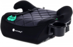 Automobilinė kėdutė, paauk&scaron;tinimas (booster) ISOFIX 125&ndash;150 cm, puodelio laikiklis LittleNestPro juodas Sun Baby