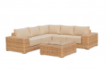 Lauko baldų komplektas Vega Caffa Corner, Beige