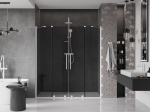 Mexen Velar Duo stumdomos du&scaron;o durys 180 cm, grafitas, balta - 871-180-000-42-20